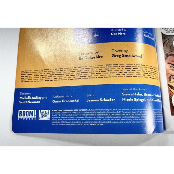Buffy The Vampire Slayer Firefly Free Comic Book Day MAY 2019 BOOM! STUDIO - Picture 4 of 6